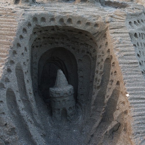 砂のお城内部
