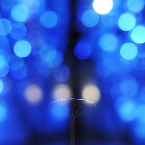 東京ドームシティのウインターイルミネーション2015　多重露光